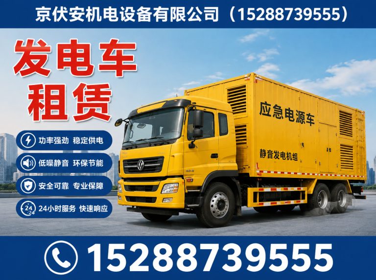 伊犁静音发电车租赁展示图